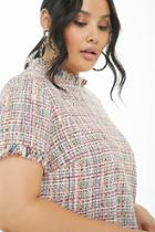 Forever21 Plus Size Multicolor Tweed Top