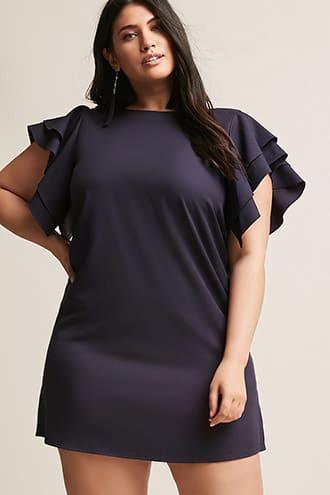 Forever21 Plus Size Ruffle Flounce Dress