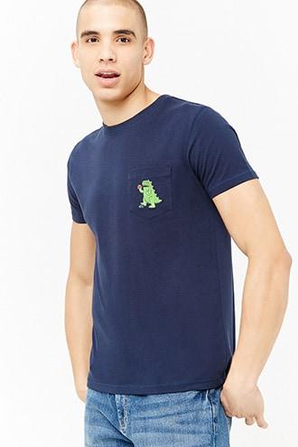 Forever21 Super Massive Dinosaur Patch Tee