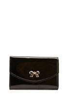 Forever21 Faux Patent Leather Bow Wallet