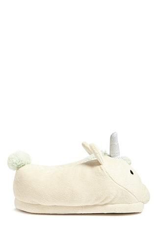 Forever21 Unicorn Pom Pom Slippers