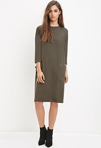Forever21 Patch Pocket T-shirt Dress
