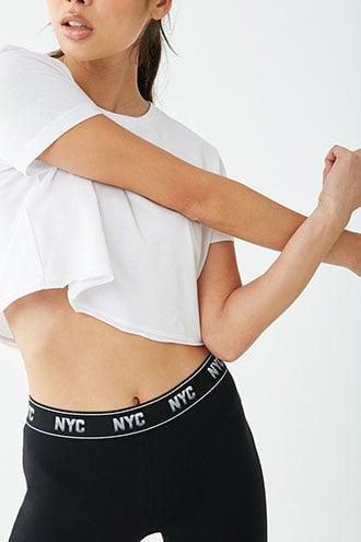 Forever21 Active Boxy Crop Top