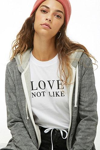 Forever21 Love Not Like Graphic Tee
