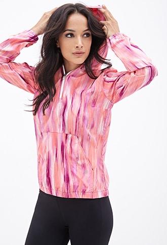 Forever21 Active Space Dye Woven Pullover