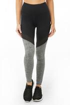 Forever21 Active Contrast-panel Leggings