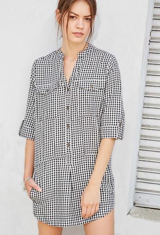Forever21 Checked Shirt Dress
