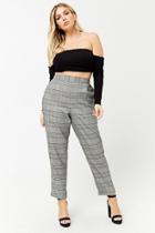 Forever21 Plus Size Cuffed Glen Plaid Pants