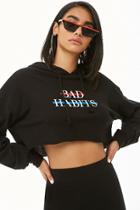 Forever21 Bad Habits Graphic Hoodie