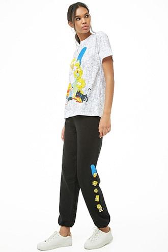Forever21 Simpsons Graphic Fleece Sweatpants