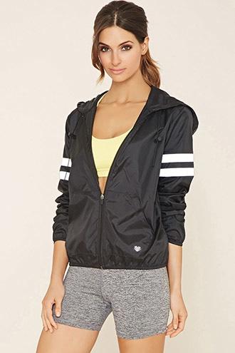 Forever21 Active Varsity-striped Jacket