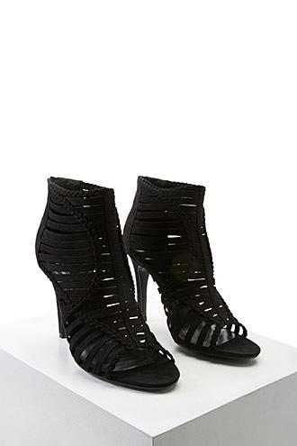 Forever21 Strappy Braided Heels
