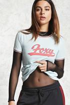 Forever21 Foxy Graphic Ringer Tee