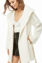 Forever21 Oversized-lapel Wrap Coat
