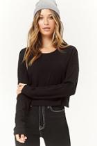 Forever21 Drop-shoulder Thermal Top