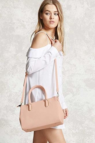 Forever21 Textured Crossbody Satchel