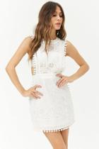 Forever21 Eyelet Apron Dress