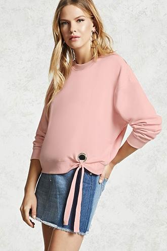 Forever21 Contemporary O-ring Sweatshirt