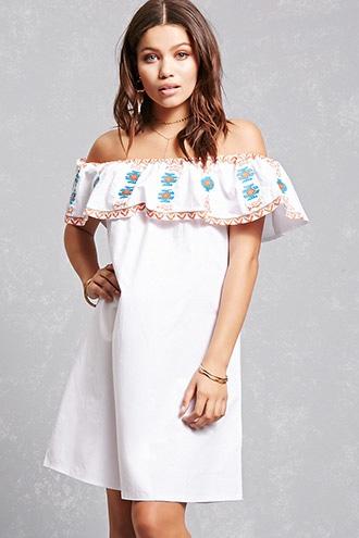 Forever21 Velzera Flounce Dress