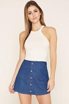 Forever21 Women's  Natural Cropped Sweater Top