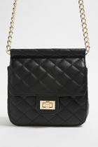 Forever21 Quilted Flap-top Crossbody Bag