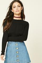 Forever21 Women's  Knit Sweater Top