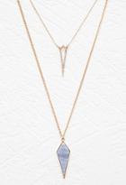 Forever21 Rhinestone-encrusted Layered Necklace