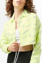 Forever21 100 Dollar Bill Print Windbreaker