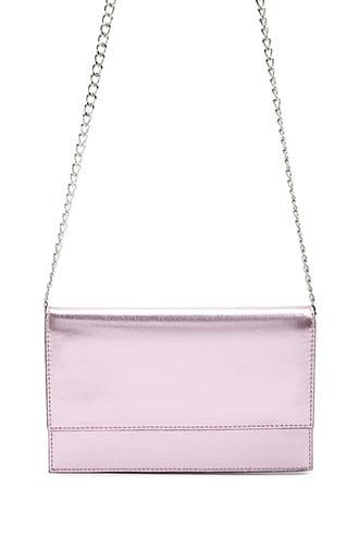 Forever21 Metallic Flap-top Crossbody Bag