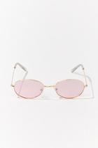 Forever21 Metal Oval Tinted Sunglasses