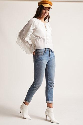Forever21 Levis 501 Ankle Jeans
