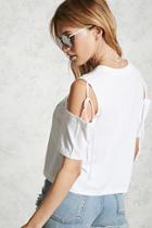 Forever21 Babes Only Open-shoulder Tee