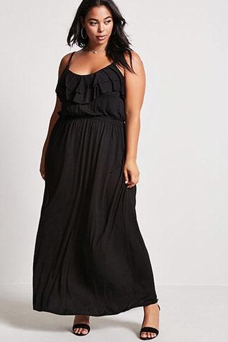 Forever21 Plus Size Cami Flounce Dress