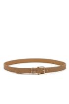 Forever21 Taupe Multi-ring Faux Leather Belt