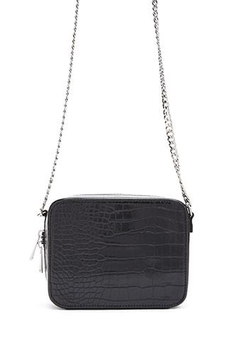 Forever21 Faux Crocodile Leather Crossbody Bag
