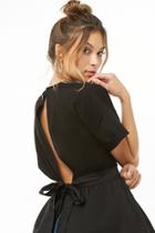Forever21 Keyhole High-low Top
