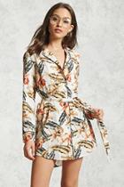 Forever21 Satin Button-front Shirt Dress