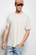 21 Men Men's  Desert Sand Mnml Drop-shoulder Cotton Tee
