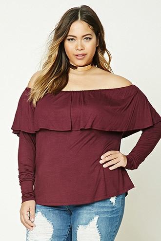 Forever21 Plus Size Off-the-shoulder Top