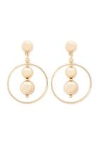 Forever21 Ball & Hoop Drop Earrings
