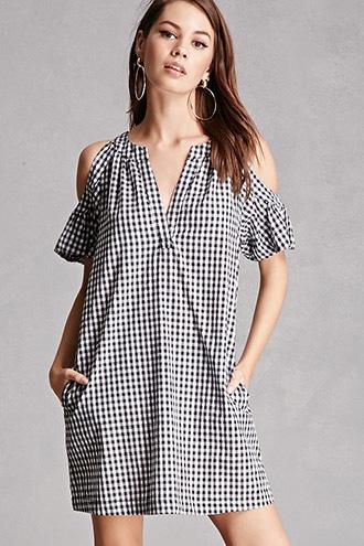 Forever21 Lush Gingham Shift Dress