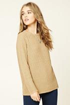Forever21 Women's  Loose Knit Raglan Sweater