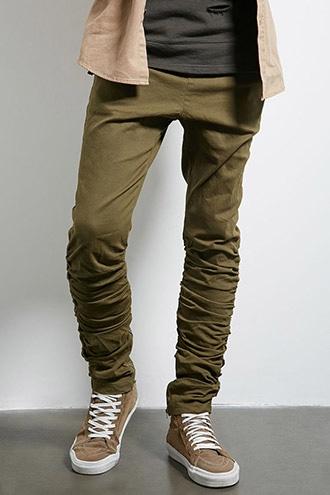 Forever21 Eptm. Ruched Zipper Pants