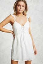 Forever21 Textured Lace-up Dress