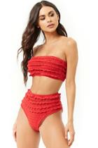 Forever21 High-waist Crochet Bikini Bottoms