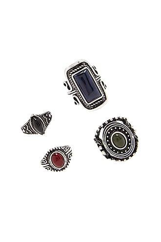 Forever21 Antiqued Statement Ring Set