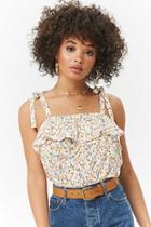 Forever21 Ditsy Floral Flounce Top