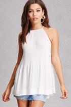 Forever21 Micro-pleated Chiffon Cami