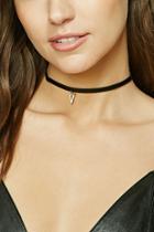 Forever21 Faux Leather Charm Choker
