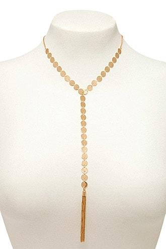 Forever21 Drop-chain Disc Choker